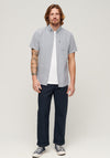 Superdry Vintage Oxford Short Sleeve Shirt, Navy