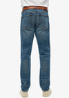 Superdry Vintage Slim Straight Jeans, Elkhorn Mid Blue