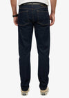 Superdry Vintage Slim Straight Jeans, Rinse Blue