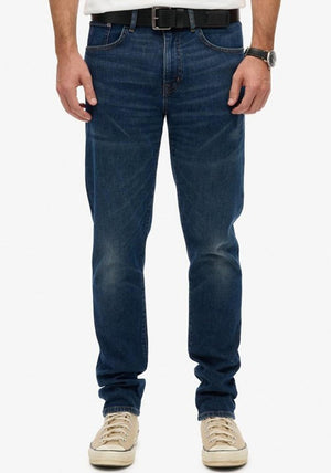 Superdry Vintage Slim Straight Jeans, Yokohama Dark Blue
