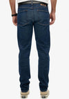 Superdry Vintage Slim Straight Jeans, Yokohama Dark Blue