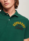 Superdry Vintage Superstate Polo Shirt, Erin Green