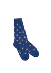 Swole Panda Football Bamboo Socks, Dark Blue UK7-11