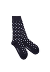 Swole Panda Navy Dot Bamboo Socks, 40-45