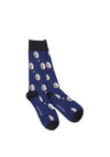 Swole Panda Rugby Bamboo Socks, Dark Blue UK7-11