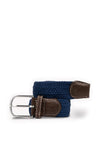 Swole Panda Woven Belt, Dark Blue