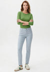 Rabe Three Quarter Length Sleeve Top, Green