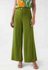 Salsa Wide Palazzo Trousers, Green