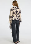 Selected Femme Aviana Floral Wrap Blouse, Beige