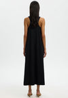 Selected Femme Luisa Linen Blend Maxi Dress, Black