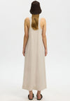 Selected Femme Luisa Linen Blend Maxi Dress, Beige
