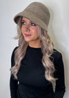 Serafina Collection Knit Bowler Hat, Taupe