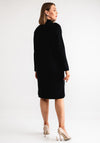 Serafina Collection High Neck Jumper Dress, Black