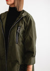 Serafina Collection One Size Coat, Khaki Green