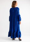 Serafina Collection One Size Plisse Maxi Dress, Blue