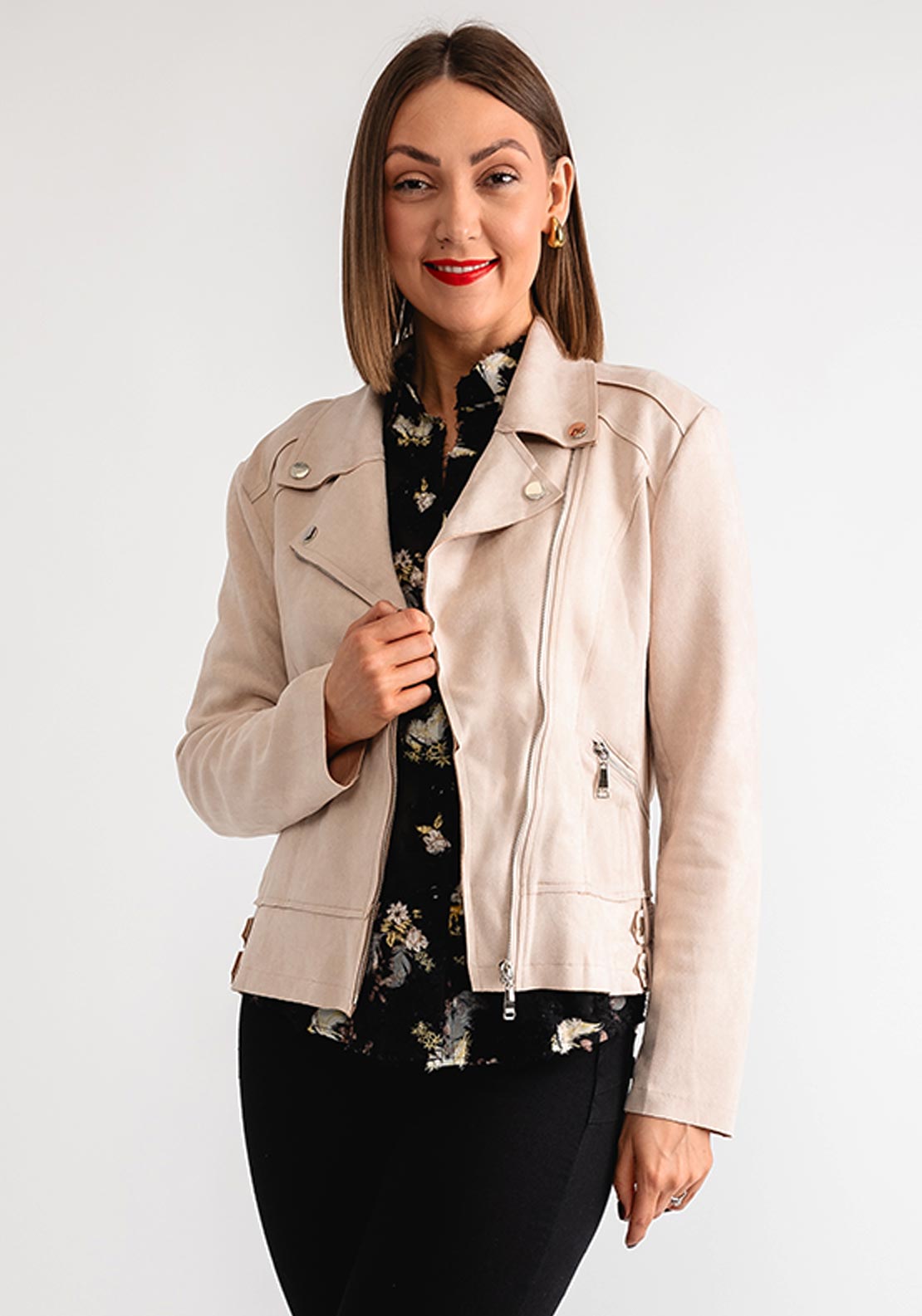 eurokenvy Premium waffle suède jacket 【公式通販】