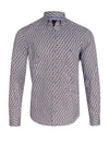Andre Sexton Circular Pattern Shirt, Green Multi