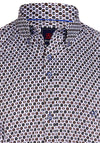 Andre Sexton Circular Pattern Shirt, Green Multi