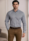 Andre Sexton Circular Pattern Shirt, Green Multi