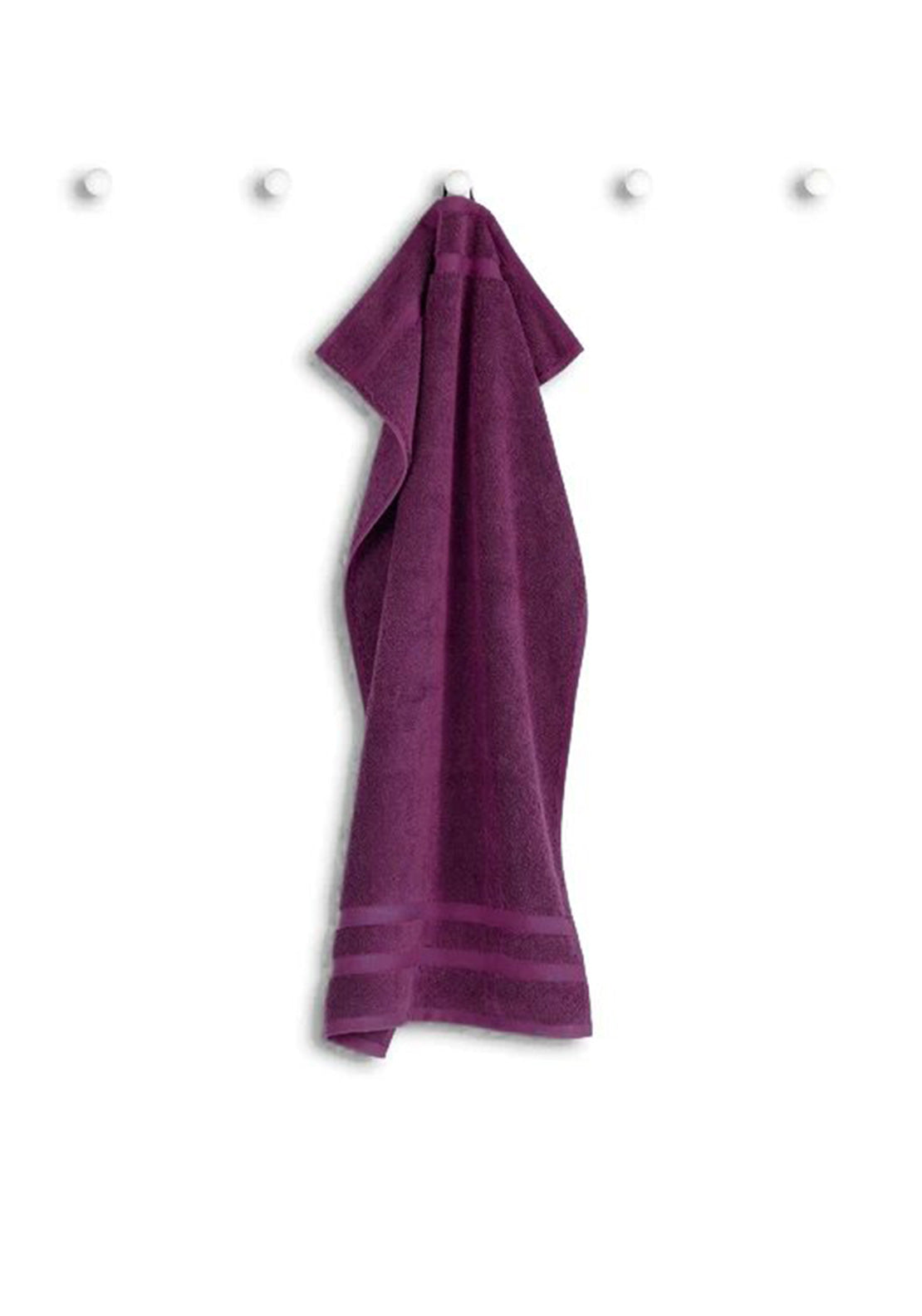 Christy Signum Cotton Towel, Plum