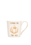 Siip ‘Living on the Veg’ Mug, Yellow