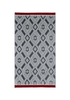 Bedeck Siya Cotton Towel, Charcoal