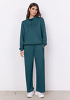 Soyaconcept Banu Drawstring Neckline Sweatshirt, Dark Green