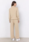 Soyaconcept Banu Drawstring Neckline Sweatshirt, Sand