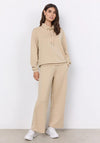 Soyaconcept Banu Drawstring Neckline Sweatshirt, Sand