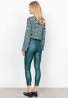 Soyconcept Pam 2 Faux Leather Leggings, Dark Green
