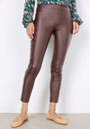 Soyconcept Pam 2 Faux Leather Leggings, Brown