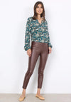 Soyconcept Pam 2 Faux Leather Leggings, Brown