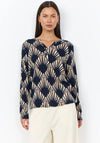Soyaconcept Felicity Jersey Blouse, Navy