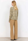 Soyaconcept Felecity V Cut Out Blouse, Olive Green