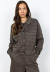 Soyaconcept Hekla Houndstooth Jacket, Brown