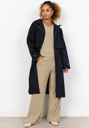 Soyaconcept Lora Parka Jacket, Black