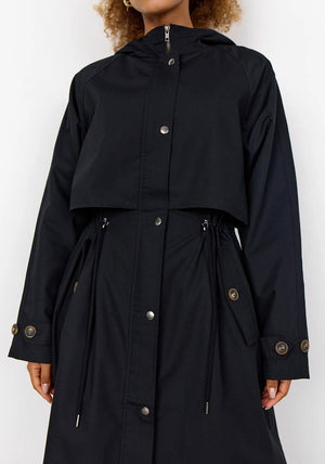 Soyaconcept Lora Parka Jacket, Black