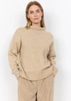 Soyaconcept Herla Mock Neck Jumper, Beige