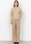 Soyaconcept Herla Mock Neck Jumper, Beige