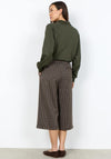 Soyaconcept Hekla Houndstooth Wide Leg Culottes, Brown