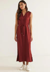 Street One Draw String Maxi Dress, Terracotta
