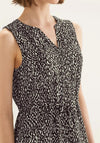 Street One Abstract Print Sleeveless Maxi Dress, Black & White