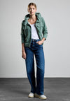 Street One Hooded Short Jacket, Seafoam Green