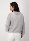 Monari Ajour Pattern Cardigan, Gray
