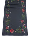 Peggy Wilkins Sugar Sparkles Table Runner, Grey