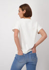 Monari Decorative Eyelet Sweatshirt, White