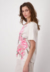 Monari Floral Pattern T-Shirt, Beige