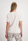 Monari Rhinestone Text T-Shirt, Beige