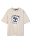 Timberland Boys Crafted Goods Short Sleeve Tee, Beige