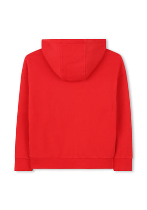 Timberland Boys Long Sleeve Hoodie, Red